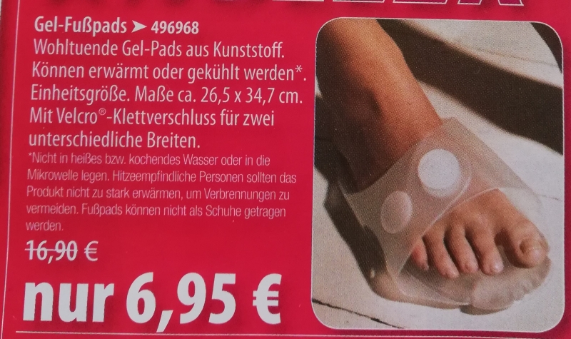 AVON Gel-Fußpads